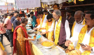 श्रीराम जन्मोत्सव में शामिल हुए बृजमोहन