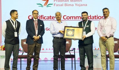 *पीएम फसल बीमा योजना के उत्कृष्ट क्रियान्वयन के लिए छत्तीसगढ़ राष्ट्रीय स्तर पर सम्मानित*