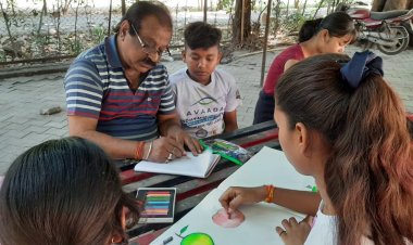 *आर्ट होंम संस्था द्वारा निःशुल्क महिला एवं बाल चित्रकला प्रशिक्षण शिविर 15 अप्रेल से 31 मई तक*