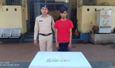 *चोरी के माल सहित आरोपी को चंद घंटे में ही पुलिस ने किया गिरफ्तार*