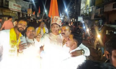 *परशुराम जन्मोत्सव रैली में शामिल हुए महापौर एजाज़*