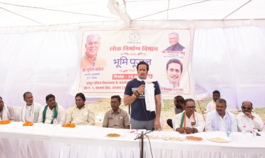 *गिरौदपुरी की तर्ज पर हीरापुर- जरवाय में भव्य जैतखम्ब निर्माण का भूमि पूजन - विकास उपाध्याय*