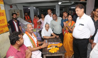 *19 मई, शुक्रवार 4 बजे से मान. बृजमोहन अग्रवाल का *टिकरापारा वार्ड* में सघन जनसंपर्क