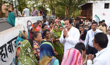 संसदीय सचिव एवं विधायक विकास उपाध्याय ने सारथी समाज हेतु 10.00 लाख रूपये से स्वीकृत भवन निर्माण कार्य का भूमि पूजन*