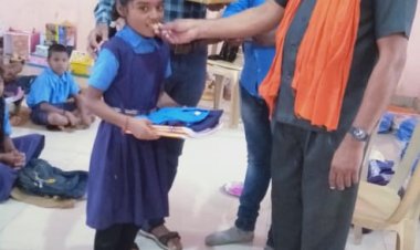 शासकीय नवीन प्राथमिक शाला पुरानी बस्ती मांठ में शाला प्रवेश उत्सव कार्यक्रम बड़े ही हर्षोल्लास के साथ मनाया गया