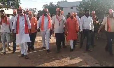 सपर्क से समर्थन" कार्यक्रम के अंतर्गत भाजपा ने किया घर-घर में किया जनसंपर्क