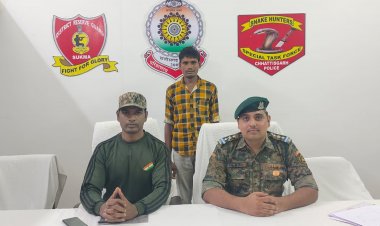 थाना किस्टाराम क्षेत्र में सक्रिय 01 नक्सली के द्वारा किया गया आत्मसमर्पण