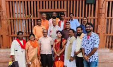 रामप्रताप सिंह व रुप नारायण सिन्हा पहुंचे दंतेवाड़ा,भाजपा पदाधिकारियों से हुए रूबरू