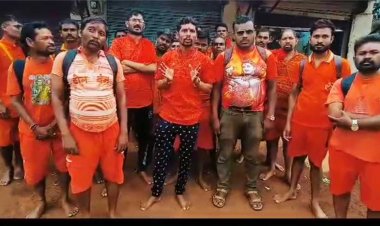 बोल बम कांवरिया समिति ईल्दा द्वारा पशुपतिनाथ नेपाल (काठमांडू )में जल अभिषेक के लिए ग्राम ईल्दा  से टोली रवाना *