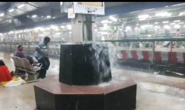 रेलवे के दावे बहे बारिश में