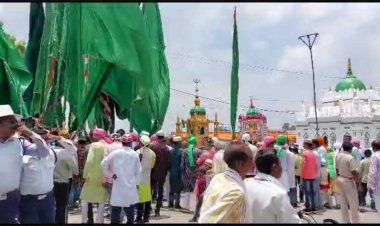मुहर्रम पर निकाला ताजिया जुलूस, या हुसैन के नारों से गूंजता रहा शहर का कोना-कोना