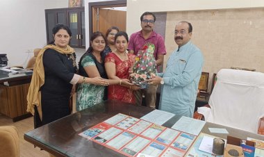 होम्योपैथी रिसर्च एवं डेवलपमेंट एसोसिएशन के चिकित्सकों ने भाजपा प्रदेश अध्यक्ष तथा सांसद महोदय श्री अरुण साव जी से सौजन्य भेट की