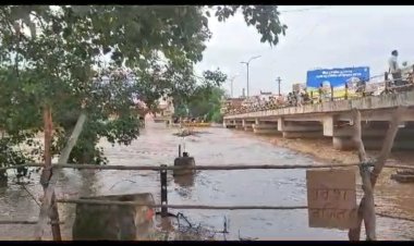 जिले में 24 घण्टे से लगातार हो रही रिमझिम बारिश.