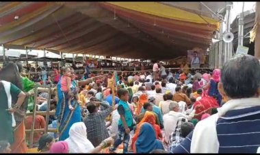 तिल्दा म चलत श्री कांवड़ शिवमहापुराण कथा के होइस विराम