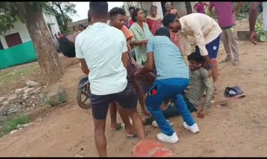 बीजापुर जिले के बासागुड़ा ( बिजली लाइन ) 11kv हाईटेंशन तार टूटकर गिरने से एक व्यक्ति की मौत अन्य एक घायल घायल युवक को जिला चिकित्सालय बीजापुर किया गया रेफर