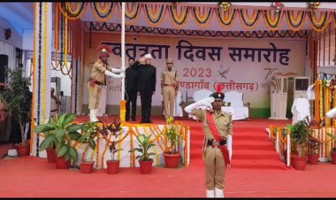 आज पुरे देश के साथ कोण्डागांव जिले मे भी  आजादी का पर्व हर्ष उल्लास के साथ मनाया गया