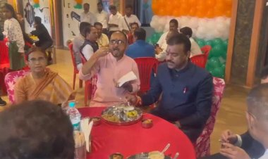 लजीज व्यंजन: रेखचंद्र जैन ने दंतेवाड़ा के मिलेट कैफे को सराहा