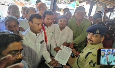 *मल्लिकार्जुन खड़गे की हत्या की साजिश रचने वाले भाजपा उम्मीदवार मणिकांत राठौर और विधायक मदन दिलावर के खिलाफ प्रदेश के सभी जिला में कांग्रेस ने थानों में शिकायत दर्ज करवाई*