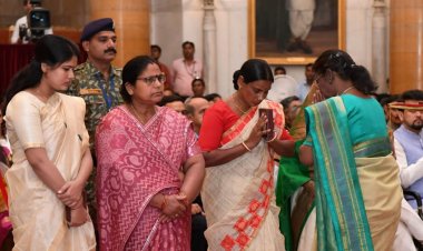 *छत्तीसगढ़ के तीन शहीद जवानों को सर्वोच्च बलिदान के लिए मिला कीर्ति चक्र*