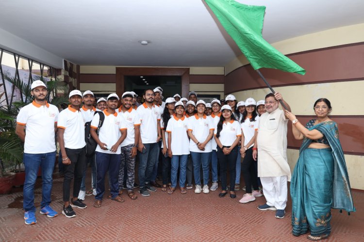 एनआईटी रायपुर में युवा संगम कार्यक्रम का हुआ शुभारंभ, सांसद सुनील सोनी जी ने दिखाई सांकेतिक हरी झंडी