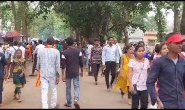 सावन के पांचवें सोमवार में विश्व प्रसिद्ध भूतेश्वरनाथ में जलाभिषेक करने लगा भक्तों का तांता